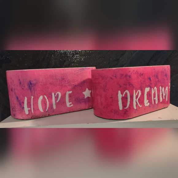 Concrete Vessel Pink Set - Picture 1 of 4